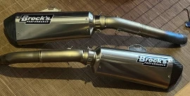 Linha completa titanium Brock’s CT Dual Suzuki Hayabusa Gen2/Gen3